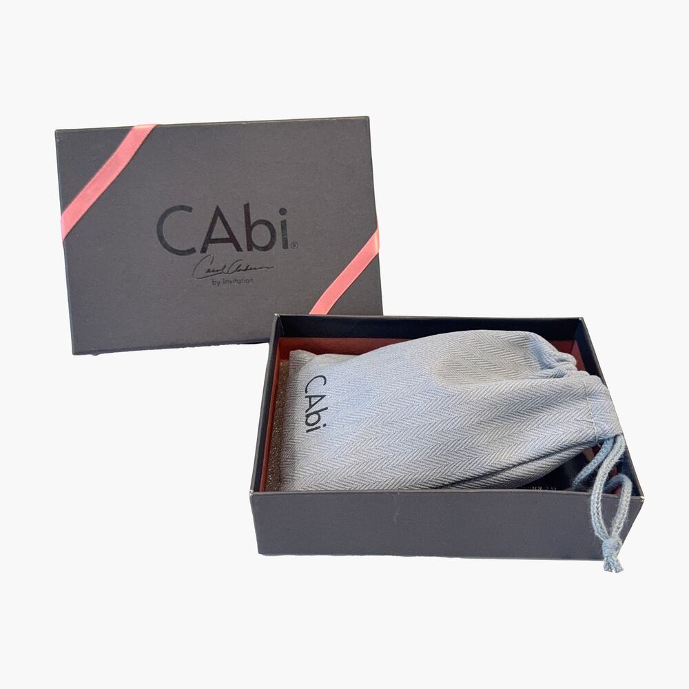 NWOT CABI Casablanca Gold Tone Teardrop Pendant Statement Necklace w/ Real Stone - Picture 6 of 7